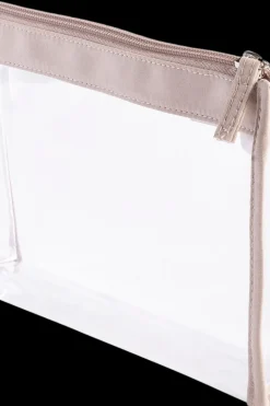 Sale Kosmetiikkalaukku kirkas/beige, TPU Meikkipussit Ja Toilettilaukut