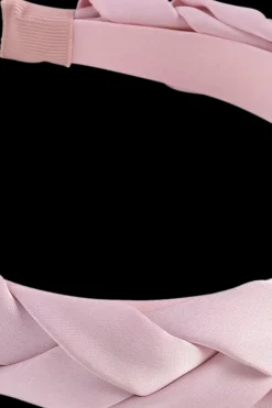 Cailap Hiustarvikkeet<Lettihiuspanta satiini vaal.pun