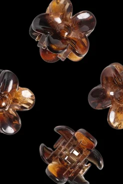 Outlet Pienet hiussoljet kukka 4 kpl Hiustarvikkeet