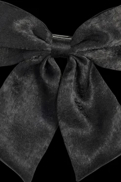 Outlet Rusettihiussolki musta Hiustarvikkeet