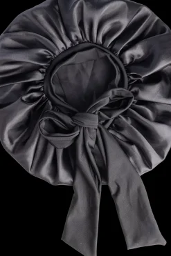 Cailap Hiustarvikkeet<Satiininen hiusmyssy, musta