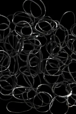 Cailap Hiustarvikkeet<Silikonihiuslenkki musta 60 kpl