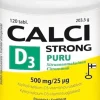 Online Calci Strong + D3 puru 120 tabl., kalsium-D3-vitamiinipurutabletti, Kivennäis- Ja Hivenaineet