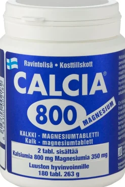 Calcia Kivennäis- Ja Hivenaineet<800 Magnesium kalkki-magnesiumtabletti 180 tabl
