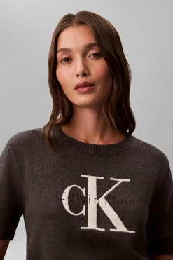 Calvin Klein Jeans Neuleet<Chunky cotton graphic neule