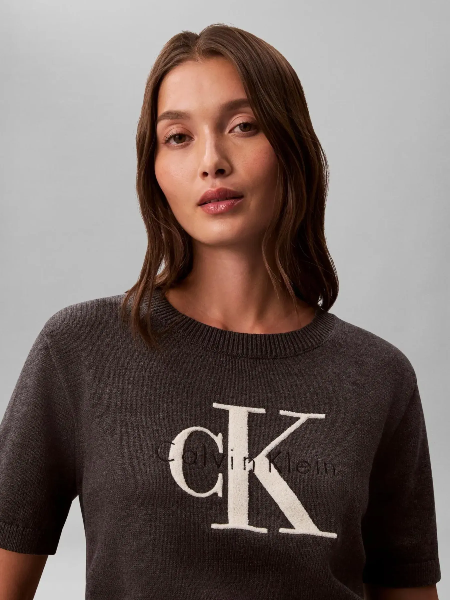 Calvin Klein Jeans Neuleet<Chunky cotton graphic neule