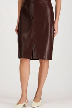 Calvin Klein Jeans Hameet<Faux leather midi pu hame