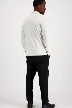 Calvin Klein Neuleet<Ls jacquard wool polo neule