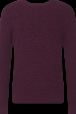 Calvin Klein Neuleet<Ls texture cttn crewnk neule