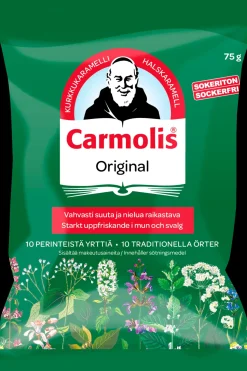 Hot yrttikaramelli, sokeriton 75 g Suklaat Ja Muut Makeiset