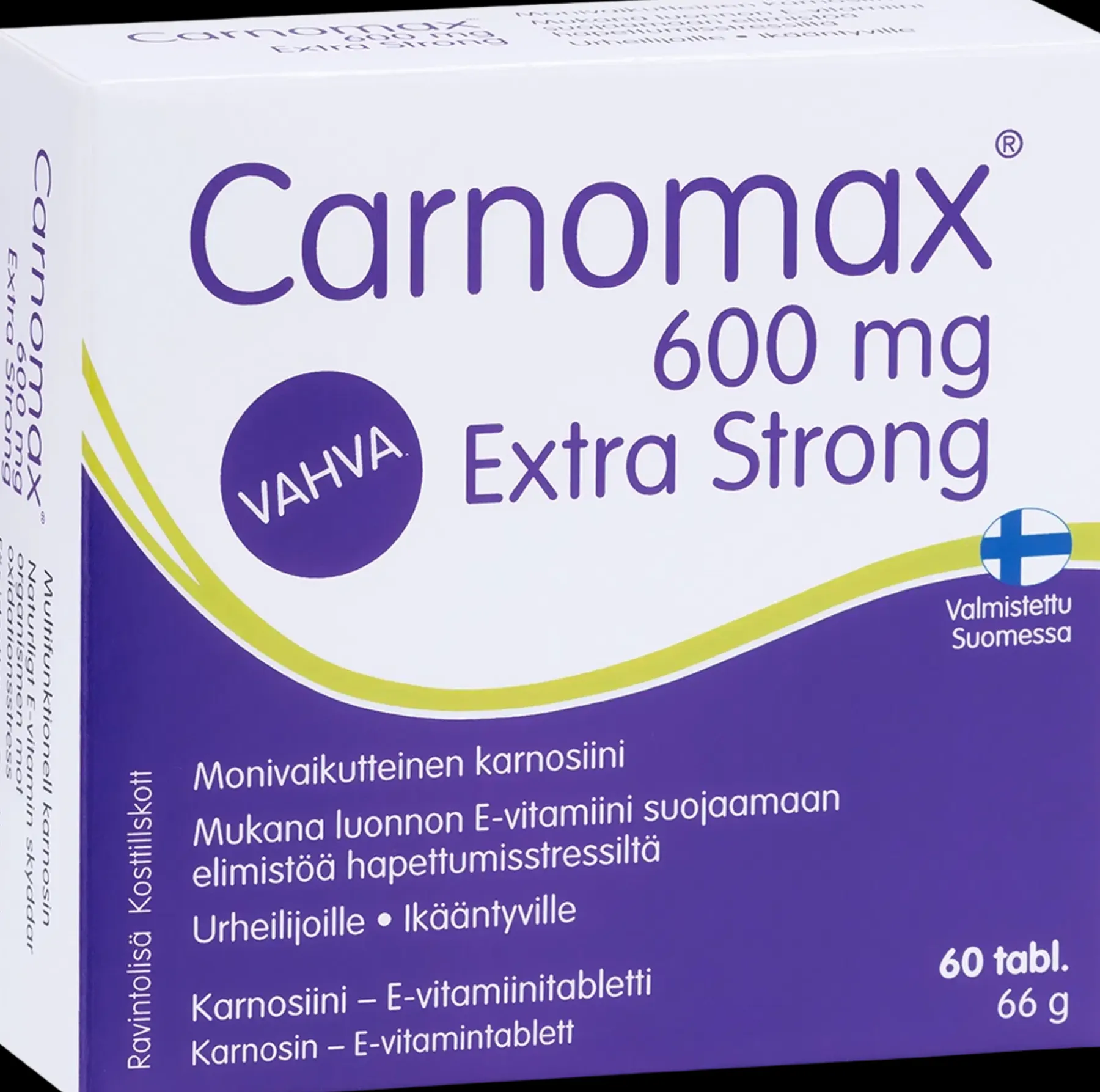 Clearance 600 mg Extra Strong karnosiinitabletti 60 tabl Aminohapot