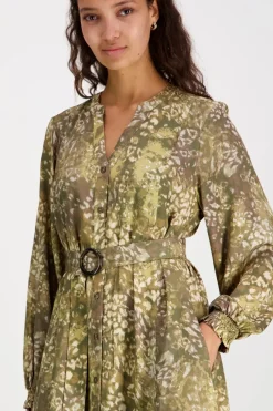 Claire Woman Mekot<Claire Delia viskoosi kuosimekko