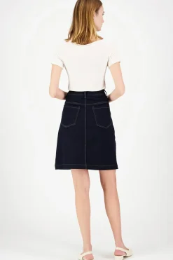 Outlet Claire Nabayit Blue Denim farkkuhame Hameet