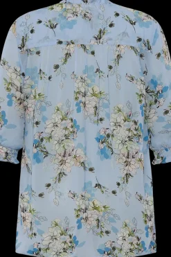 New Claire Regitse georgette viskoosi kukkapusero Puserot Ja Tunikat