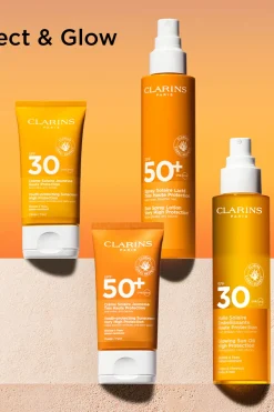Clarins Aurinkotuotteet<Glowing Sun Oil SPF 30 for body & hair aurinkosuojaöljy 150 ml