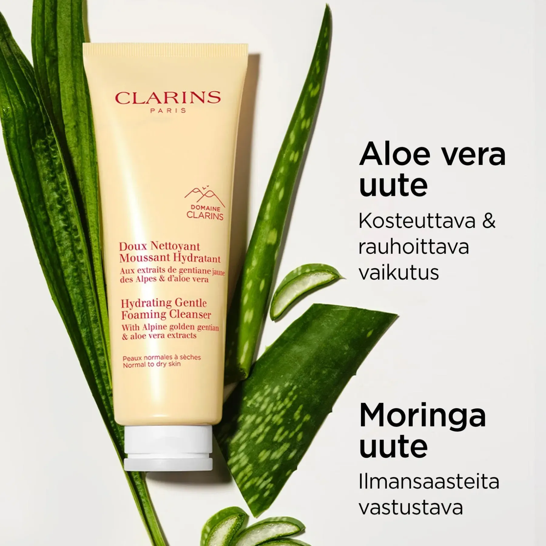 Clarins Kasvojenhoito<Hydrating Gentle Foaming Cleanser puhdistusaine 125 ml