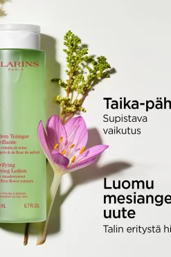Clarins Kasvojenhoito<Purifying Toning Lotion puhdistava kasvovesi täyttöpakkaus 400 ml