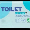 Coop Kuukautiset Ja Intiimihygienia<Toilet kosteuspyyhe 40 kpl