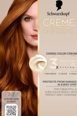 Outlet 7-7 Kuparin Tummanvaalea Hiusvärit