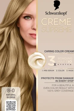 Creme Supreme Hiusvärit<8-0 Luonnollinen Vaalea