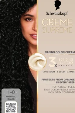 New 1-0 Luonnollinen Musta Hiusvärit