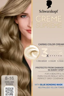 Creme Supreme Hiusvärit<8-16 Luonnollinen Tuhkanvaalea