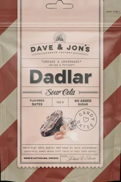 Daveu0026Jons Pähkinät, Siemenet Ja Muut Kuivatuotteet<Dave&Jons Hapan Cola-karamellien makuisia kivettömiä taateleita 125 g