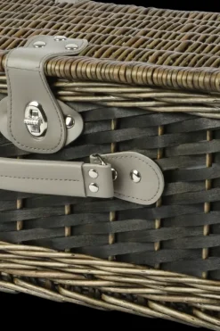 Decoris Koriste-esineet<Piknik kori neljälle 40x28x20 cm ruskea