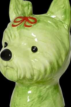 Decoris Maljakot<Ruukku Koira 14,5x15,2x21,5 cm vihreä