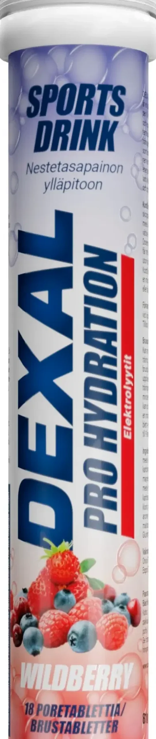 New Pro Hydration Metsämarja poretabletti 18kpl Urheilujuomat