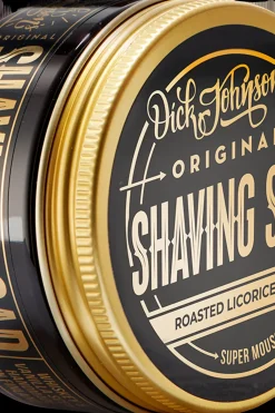 Dick Johnson Parranajo<Shaving Soap Super Mousse Roasted Licorice parranajosaippua 80g