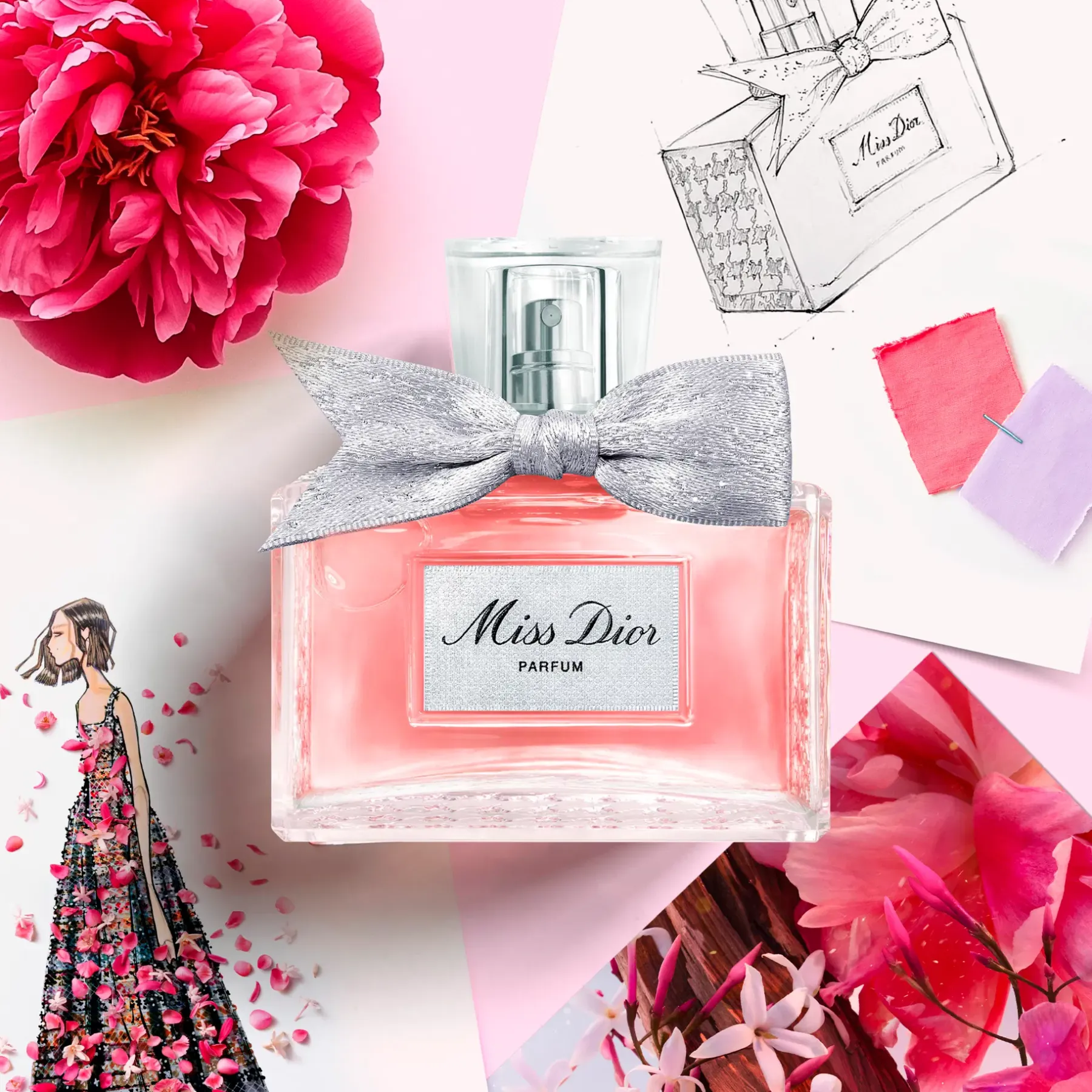 DIOR Hajuvedet<Miss Parfum Intense Floral, Fruity and Woody Notes 125ml