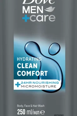 Online Men+Care Clean Comfort Suihkusaippua Pesee tehokkaasti pois bakteerit ja hoitaa ihoasi 250 ML Ihonhoito