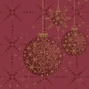 Tissue lautasliina 33 x 33 cm Gilded Bauble 3-krs, 20 kpl Servetit Ja Lautasliinat