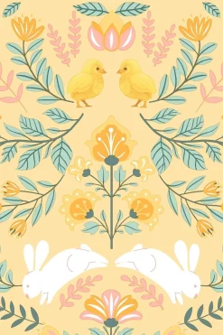 Duni Servetit Ja Lautasliinat<Tissue-lautasliina 33 x 33 cm Ornament Easter 3-krs, 20 kpl