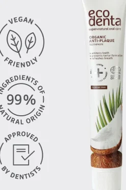 Hot Organic Anti-Plaque Coconut hammastahna, 75ml Suuhygienia|Suuhygienia
