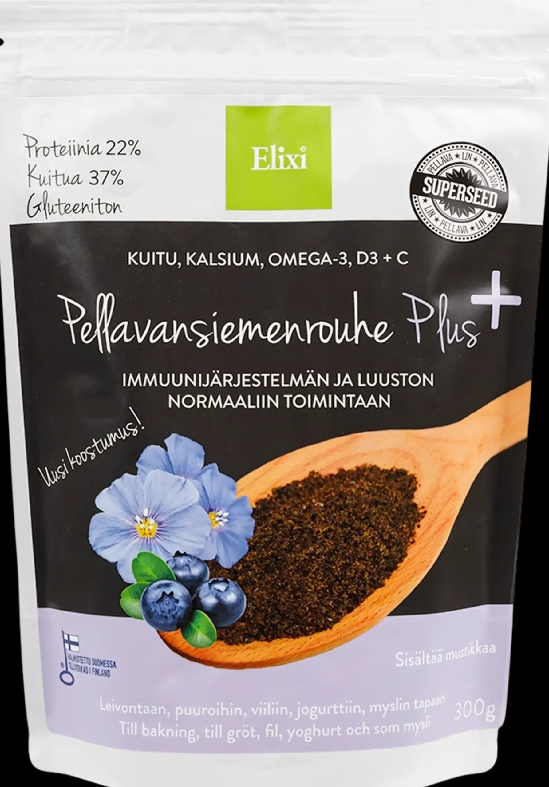 Elixi Jauheet Ja Kuivatut Tuotteet<Pellavansiemenrouhe Plus 300 g