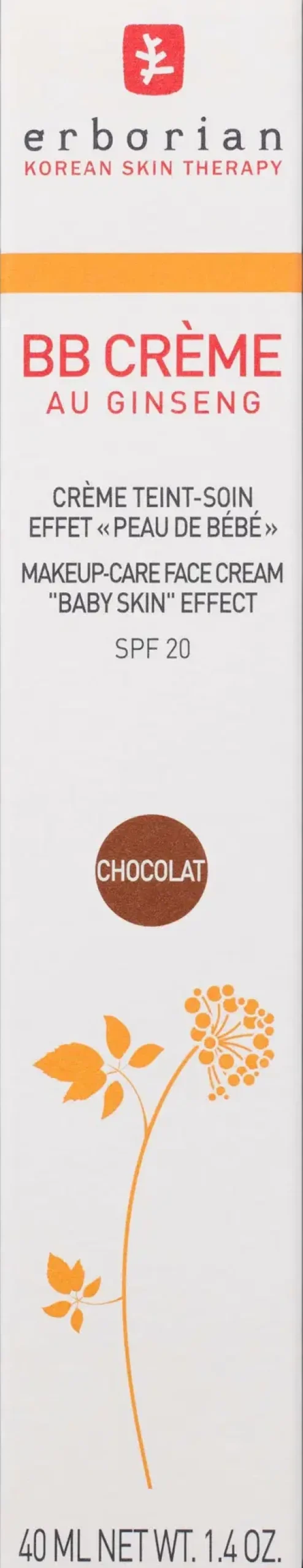 Erborian Korealainen Ihonhoito|Korealaiset Meikit<BB Creme Chocolat 40ml