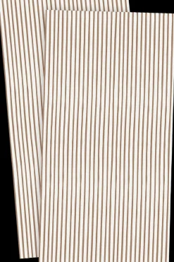 Outlet paperiservetti 10x20cm karamelli/valkoinen raita 20 kpl Servetit Ja Lautasliinat