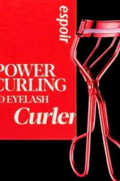 Sale Power Curling Red Eyelash Curler -ripsientaivutin Korealaiset Meikit|Meikkisiveltimet Ja -Välineet