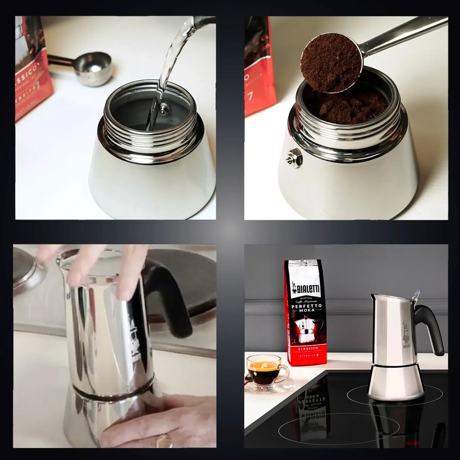 Bialetti Keittiötarvikkeet|Keittiökoneet<ESPRESSOKEITIN 4 k. Venus Induction