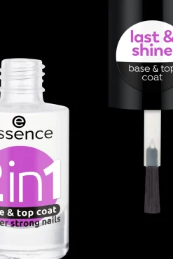 Outlet 2 in 1 base & top coat 8 ml Kynsimeikit Ja Kynsienhoito