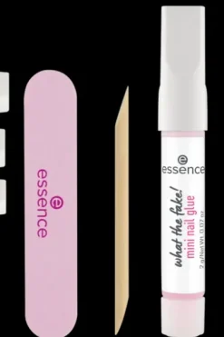 Essence Meikkipakkaukset|Kynsimeikit Ja Kynsienhoito<what the fake! PRESS-ON NAILS manicure set 04 BARE WHITE 28 st