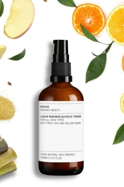 Evolve Organic Beauty Ihotyypit|Ihonhoito<Liquid Radiance Glycolic Toner Kasvovesi 100 ml