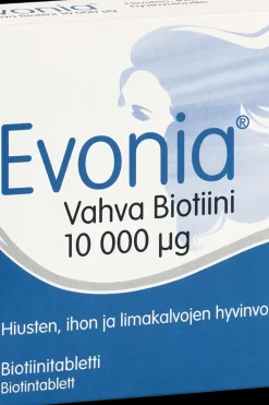 Outlet Vahva Biotiini 10 000 µg biotiini tabletti 60 tabl Kauneuden Hyvinvointivalmisteet