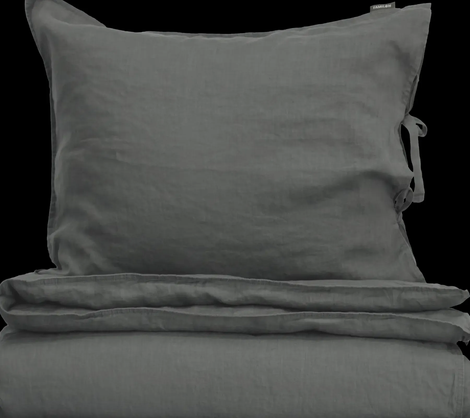 Familon Pussilakanat<Pellava pussilakanasetti 150x200+50x60cm harmaa