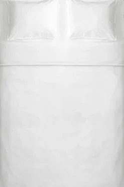 Percale tuplapussilakanasetti 230x220 / 55x65 cm valkoinen Pussilakanat