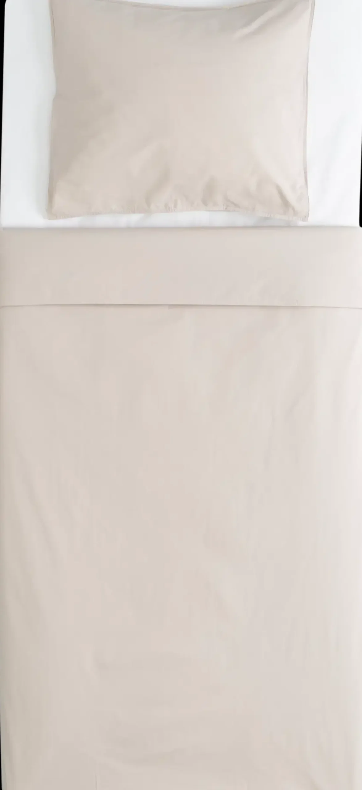 Discount pussilakanasetti Percale 150x210+50x60 cm greige Pussilakanat