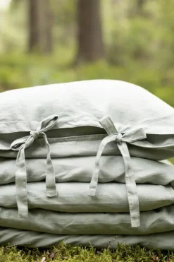 Outlet pussilakanasetti Pellava 150x200+50x60cm Salvia Pussilakanat