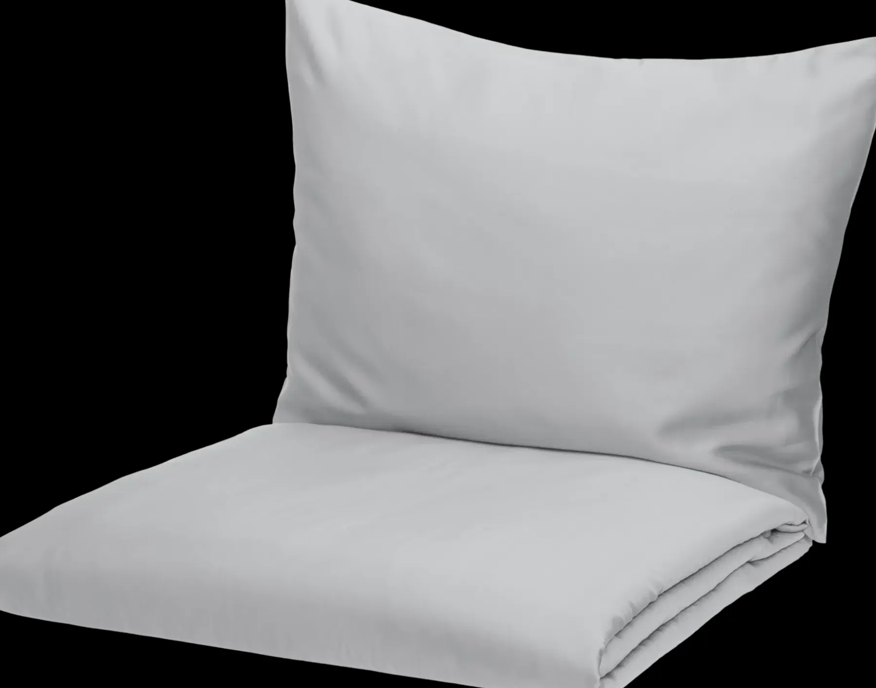 Fanni K Pussilakanat<Pussilakanasetti Silky Bamboo harmaa 150x210 cm, 50x60 cm